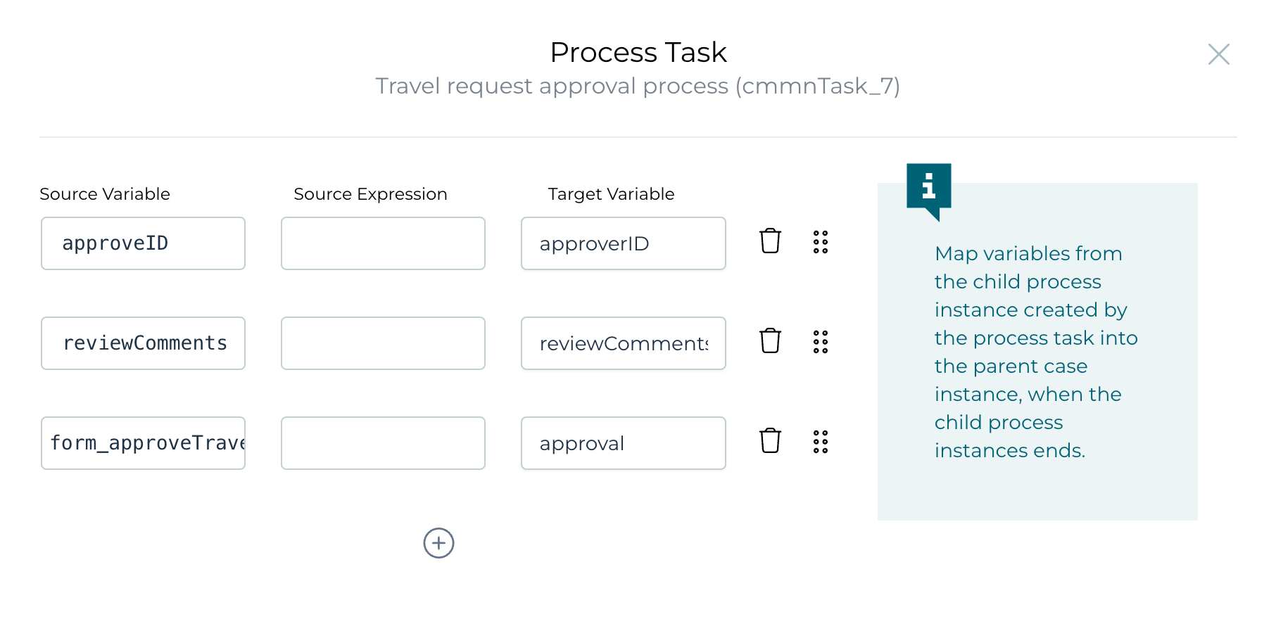 30 process out mappings