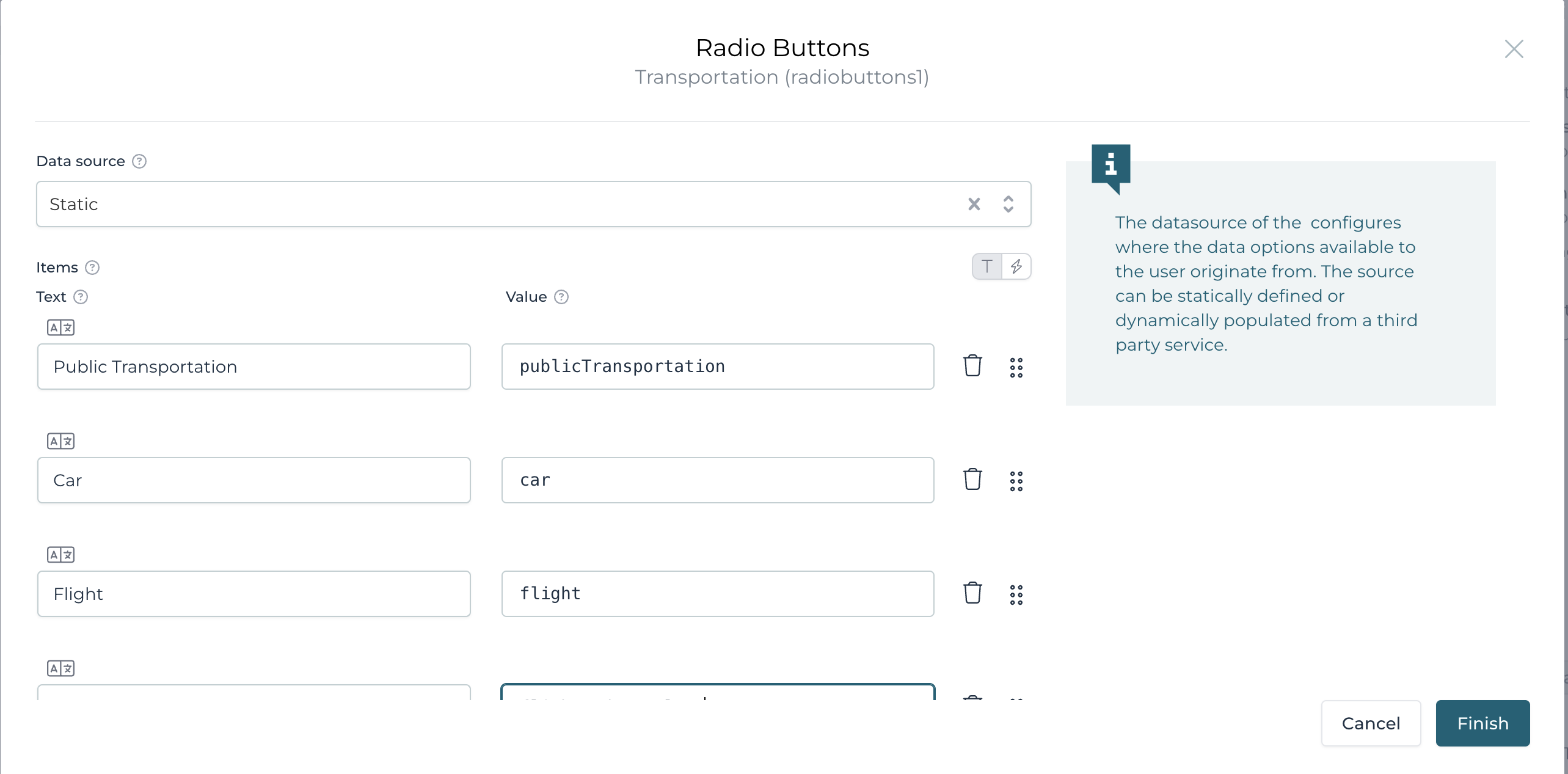 17 transportation options