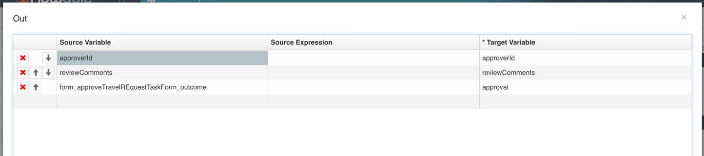 30 process out mappings
