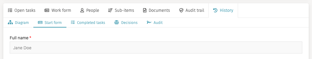 42 work tabs history startform