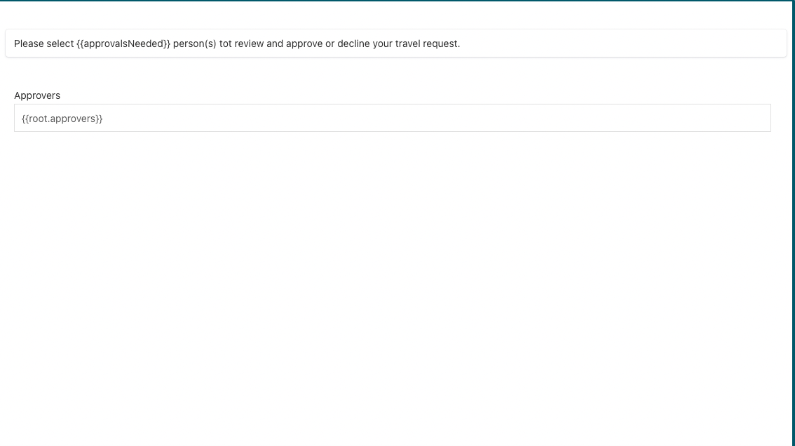 48 select approvers task form