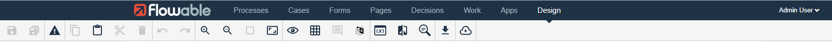 510 design form menu bar