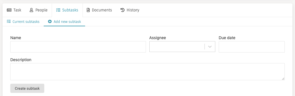 52 tasks subtasks new subtask