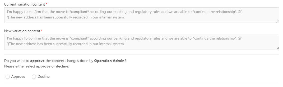 552 template review change