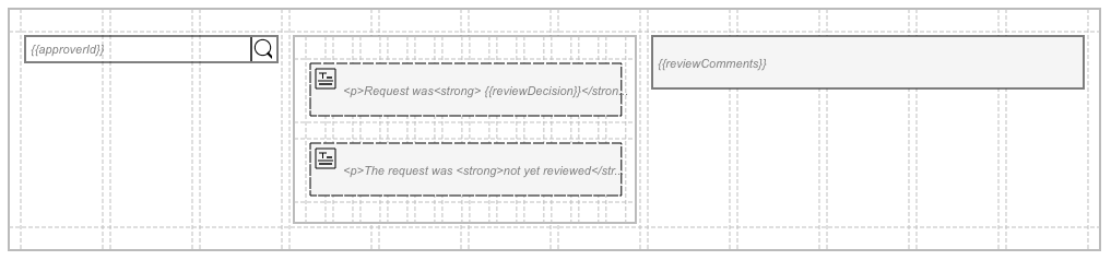 57A approval overview subform