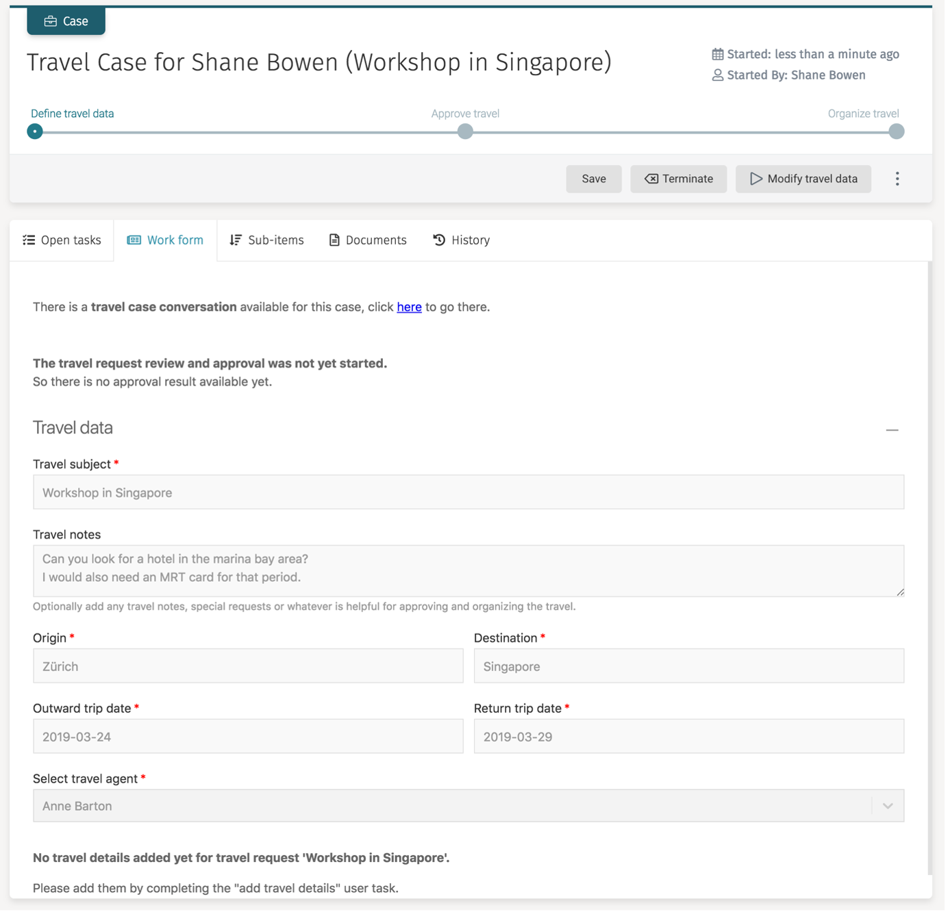 62 case overview with conversation link