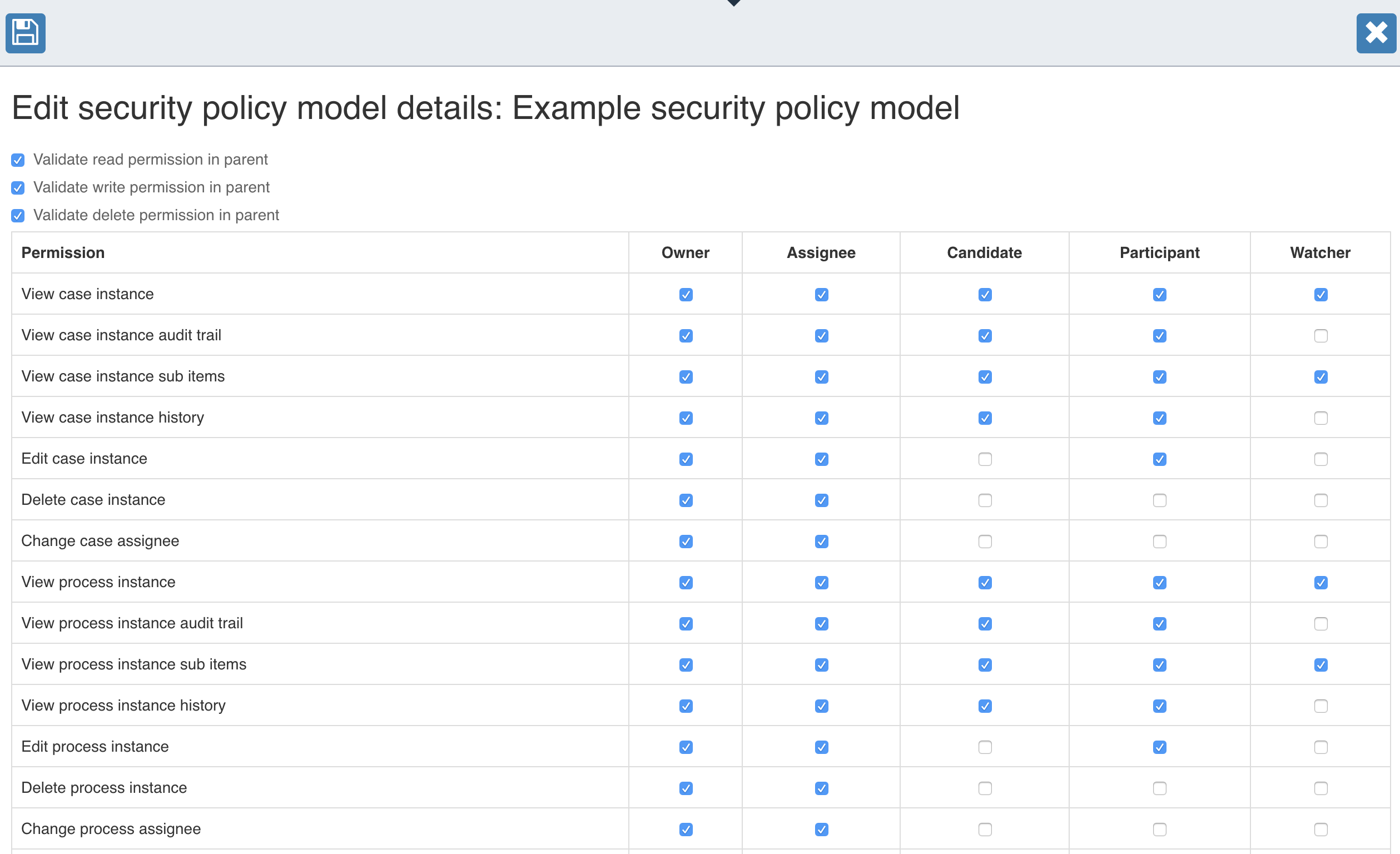 835 security policy editor