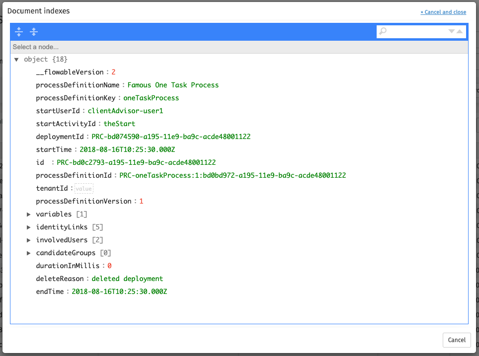900A process instances