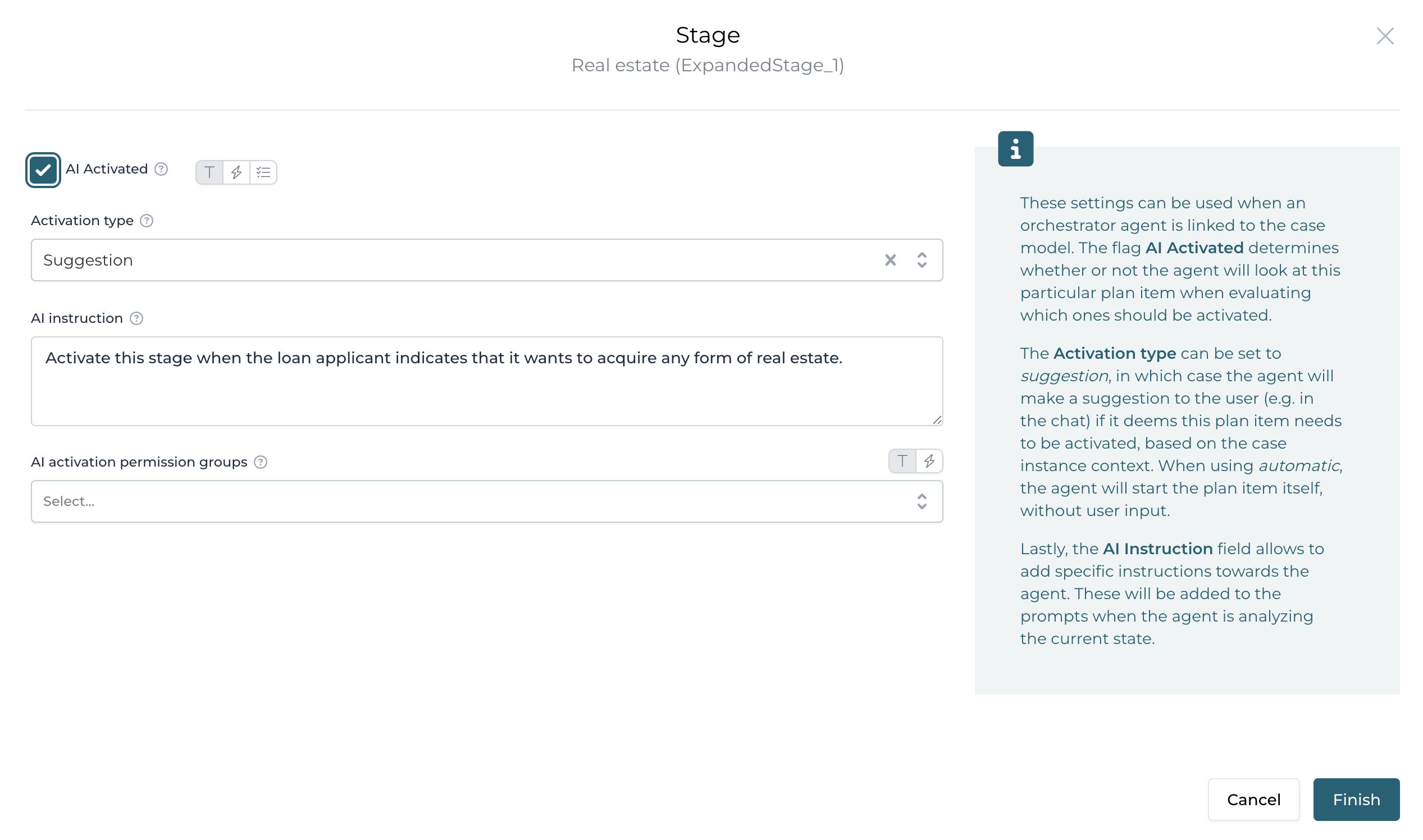 Orchestrator agent example - AI Activation