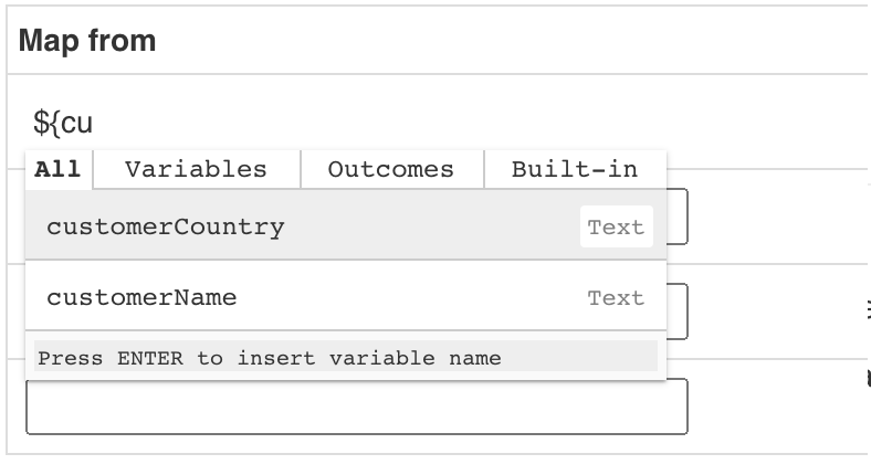 Data Object CMMN Example