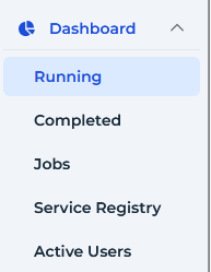 dashboard menu options