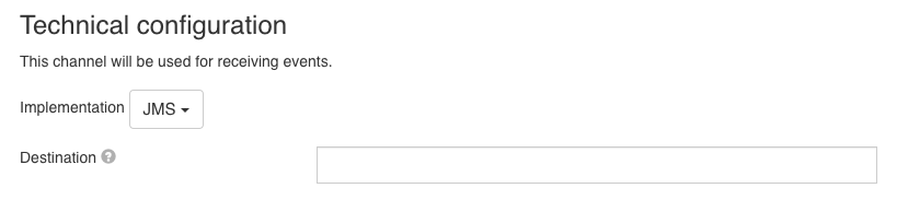 JMS Inbound Channel Technical Configuration UI