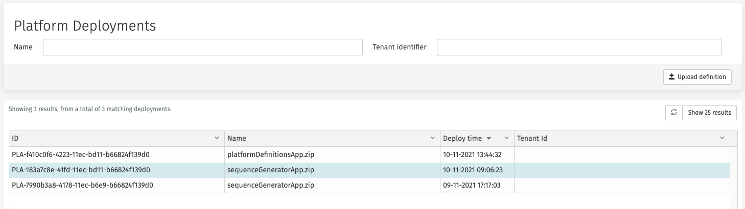 Platform Deployments