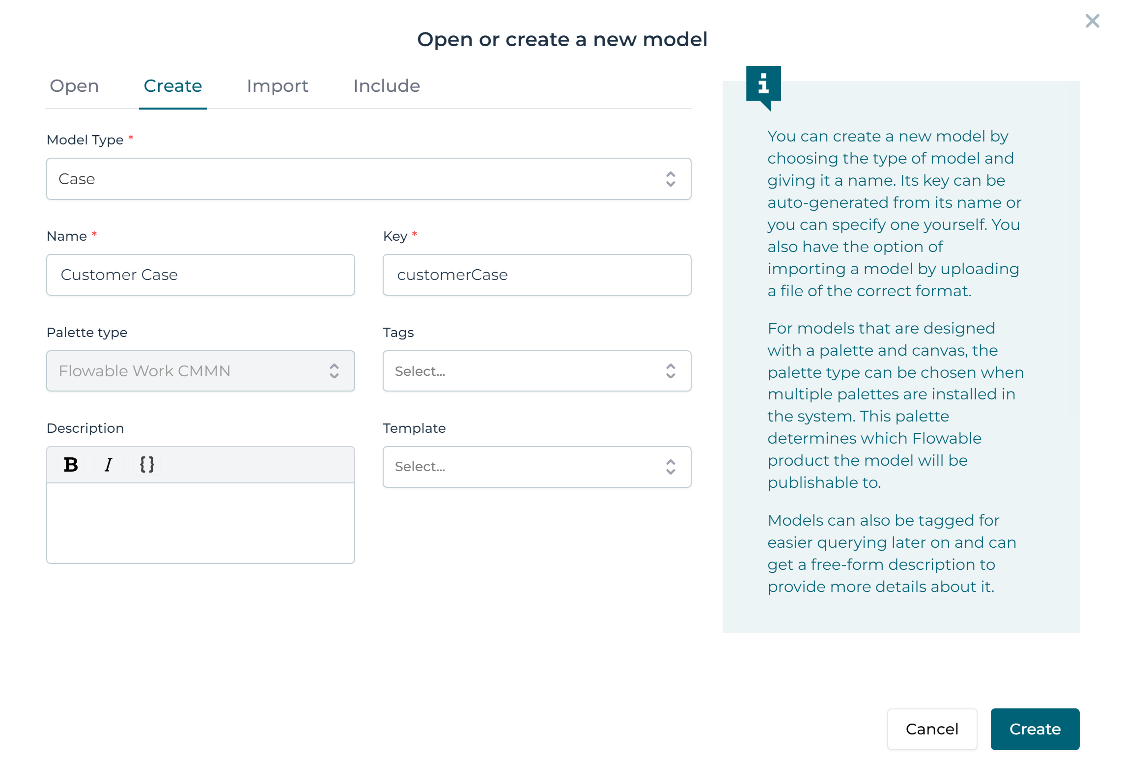 Data Object CMMN Example