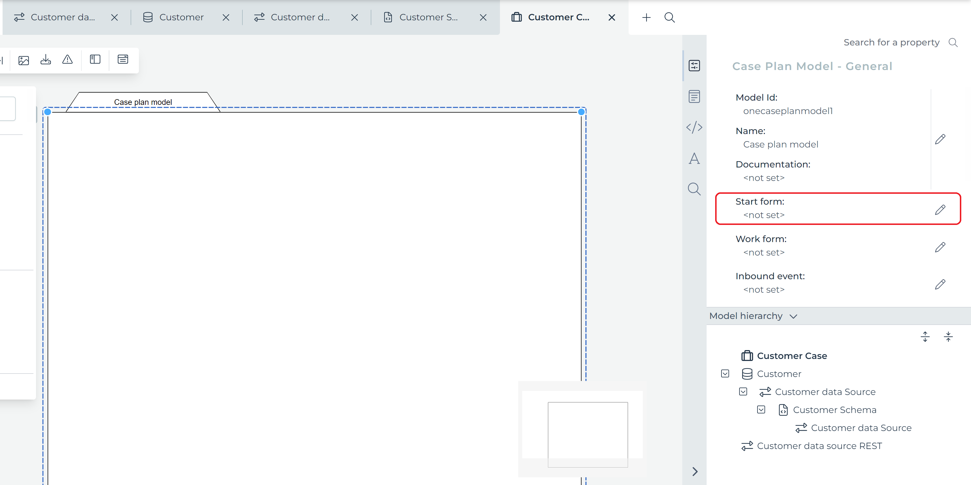 Data Object CMMN Example