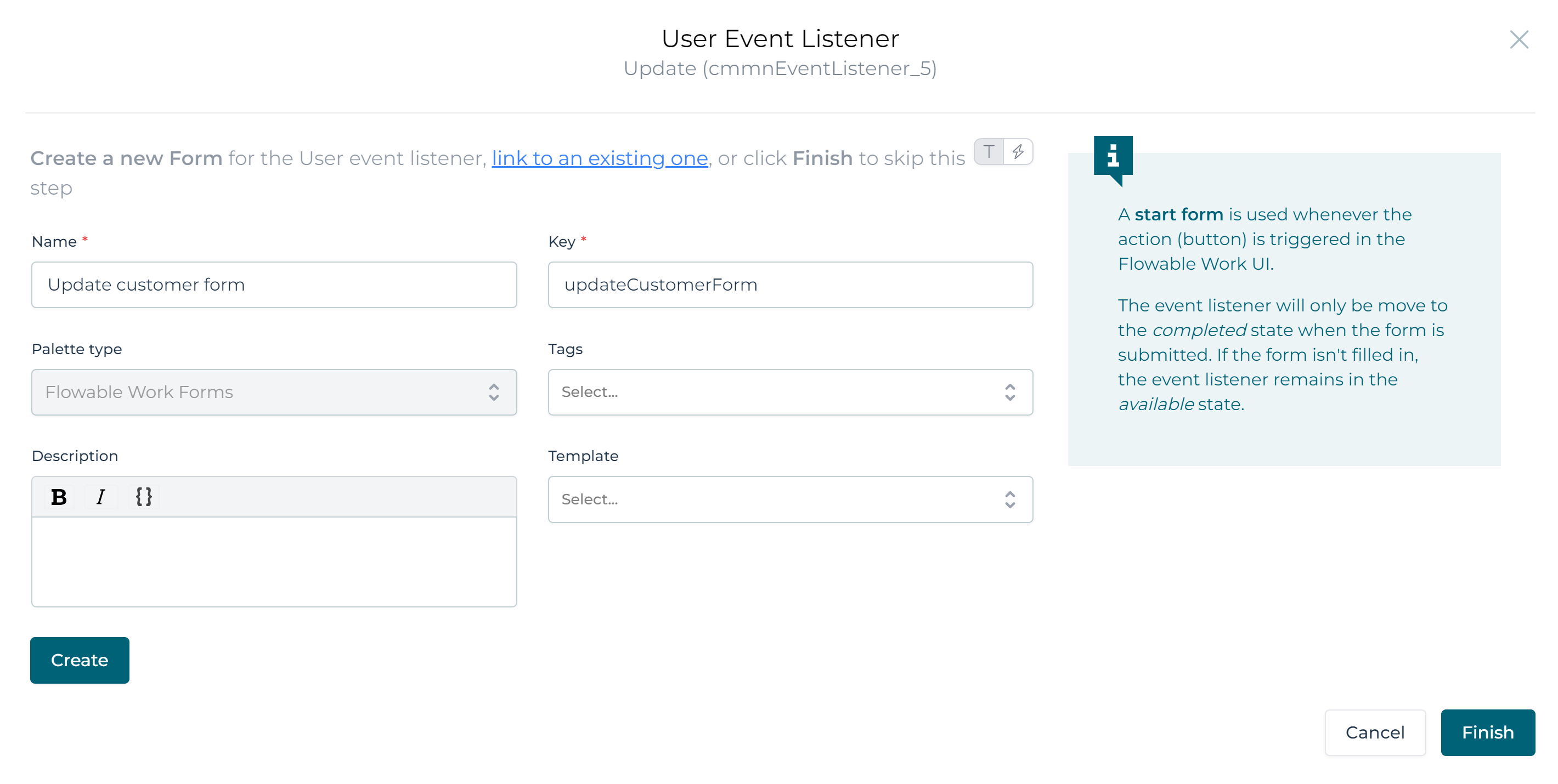 Data Object CMMN Example